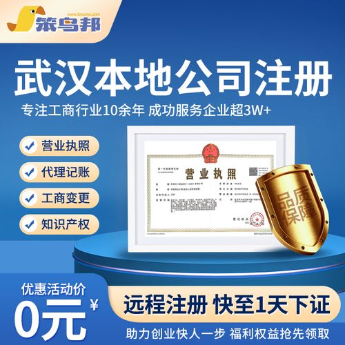 武汉公司注册个体电商营业执照代办工商注销变更异常代理记账报税